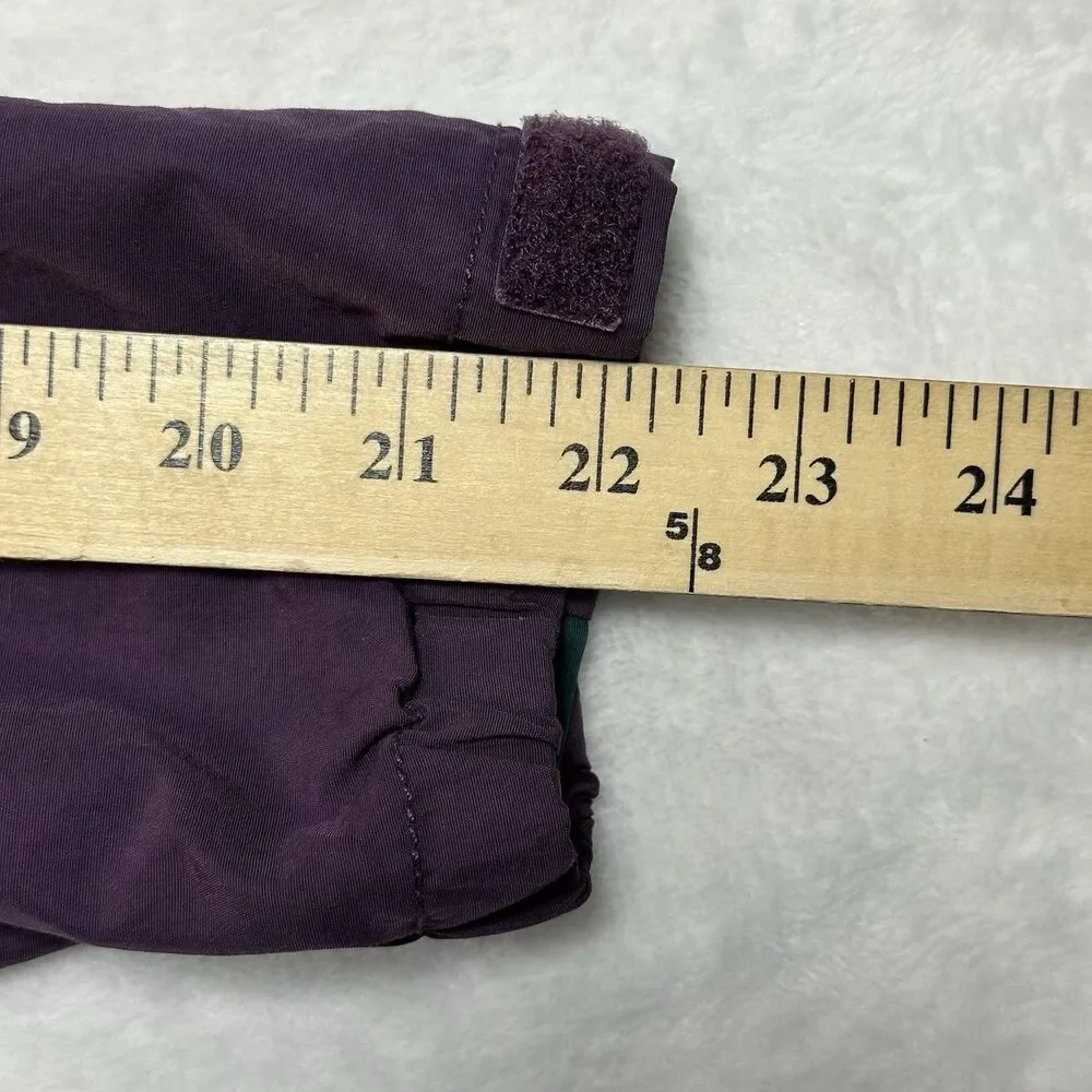 Vintage Sierra Designs Anorak Jacket Mens M Purple Teal Hooded Pullover 90s